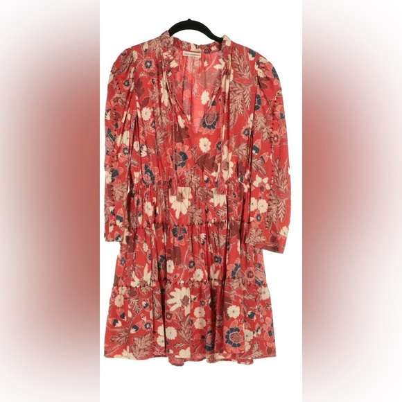 Ulla Johnson Liv floral-print cotton-blend mini dress Sz 8 - Picture 5 of 5